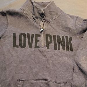 Victoria Secret Pink  3/4 zip xs